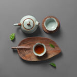 4-SOGA Set of 2 Walnut Leaf Shape Wooden Tray Food Charcuterie Serving Board Paddle Centerpiece Home Decor