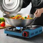 2-SOGA 47cm Stainless Steel Kitchen Cooking Wok with 2 Sturdy Handles