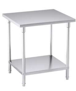 1-SOGA 80*70*85cm Commercial Catering Kitchen Stainless Steel Prep Work Bench