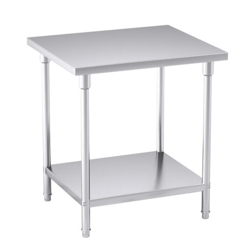 1-SOGA 80*70*85cm Commercial Catering Kitchen Stainless Steel Prep Work Bench