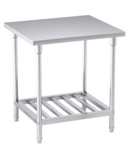 1-SOGA 80*70*85cm Commercial Catering Kitchen Stainless Steel Prep Work Bench