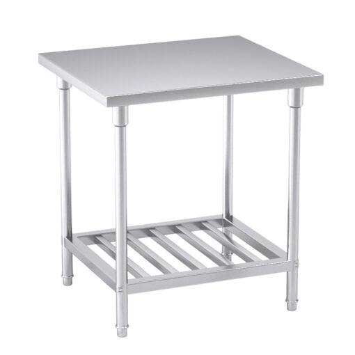 1-SOGA 80*70*85cm Commercial Catering Kitchen Stainless Steel Prep Work Bench