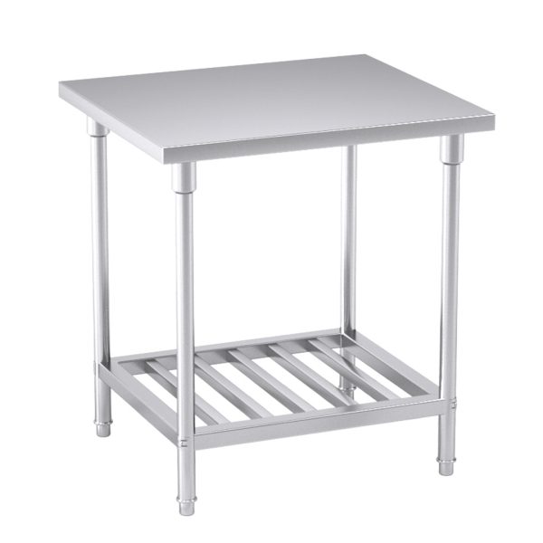 1-SOGA 80*70*85cm Commercial Catering Kitchen Stainless Steel Prep Work Bench