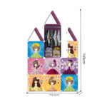 5-SOGA 10 Cubes DIY Princess Design Portable Wardrobe Divide-Grid Modular Storage Organiser Foldable Closet