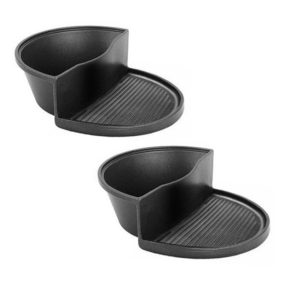 1-SOGA 2X 2 in 1 Cast Iron Ribbed Fry Pan Skillet Griddle BBQ and Steamboat Hot Pot