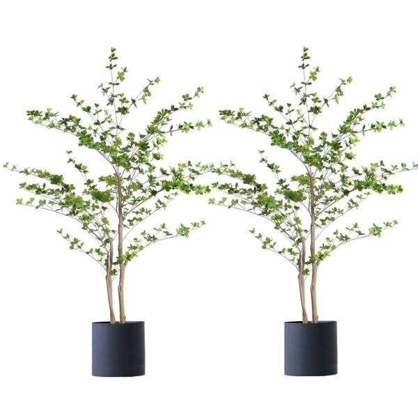 1-SOGA 2X 150cm Green Artificial Indoor Watercress Tree Fake Plant Simulation Decorative