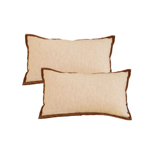 1-SOGA 2X 30cm Pillow Rectangular Vintage Cover Square Decorative Beautiful with Polyester Made Throw Pillow
