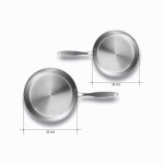 8-SOGA Stainless Steel Fry Pan 24cm 32cm Frying Pan Top Grade Induction Cooking