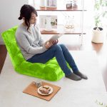 8-SOGA Floor Recliner Folding Lounge Sofa Futon Couch Folding Chair Cushion Green