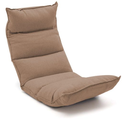 1-SOGA Foldable Tatami Floor Sofa Bed Meditation Lounge Chair Recliner Lazy Couch Khaki