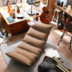 8-SOGA 4X Foldable Tatami Floor Sofa Bed Meditation Lounge Chair Recliner Lazy Couch Khaki