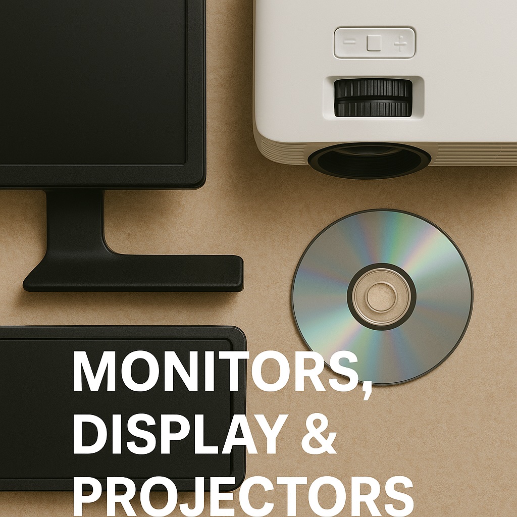 Monitors, Display & Projectors