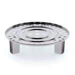 1-SOGA 28cm Stainless Steel Steamer Insert Stock Pot Steaming Rack Stockpot Tray