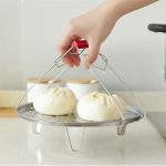 8-SOGA 28cm Stainless Steel Steamer Insert Stock Pot Steaming Rack Stockpot Tray