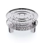 1-SOGA 2X 28cm Stainless Steel Steamer Insert Stock Pot Steaming Rack Stockpot Tray