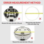 5-Silicone 2X 10L Pressure Cooker Rubber Seal Ring Replacement Spare Parts