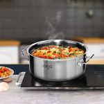 2-SOGA Stock Pot 17L Top Grade Thick Stainless Steel Stockpot 18/10 Without Lid