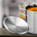 5-SOGA 32cm Top Grade Stockpot Lid Stainless Steel Stock pot Cover
