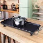 8-SOGA Electric Steamboat Asian Hot Pot Soup Maker Fondue Teppanyaki Hotpot Grill