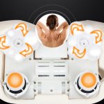 7-SOGA 3X Electric Kneading Back Neck Shoulder Massage Arm Body Massager Black/Blue/White