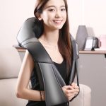 2-SOGA 2X Electric Kneading Back Neck Shoulder Massage Arm Body Massager Black/White