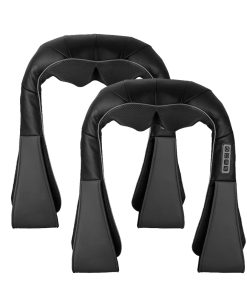 1-SOGA 2X Electric Kneading Back Neck Shoulder Massage Arm Body Massager Black