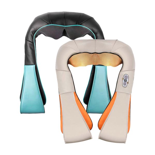 1-SOGA 2X Electric Kneading Back Neck Shoulder Massage Arm Body Massager Blue/White