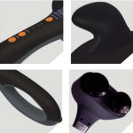 2-SOGA 2X Portable Handheld Massager Soothing Heat Stimulate Blood Flow Foot Shoulder
