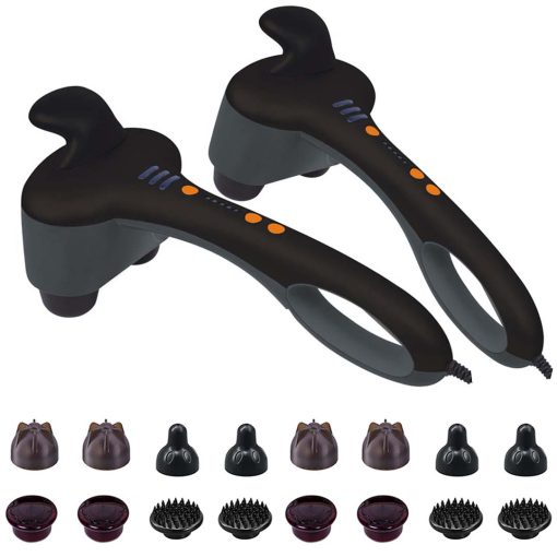 1-SOGA 2X Portable Handheld Massager Soothing Heat Stimulate Blood Flow Foot Shoulder