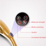 3-SOGA 2X  6 Heads Portable Handheld Massager Soothing Stimulate Blood Flow Shoulder Yellow