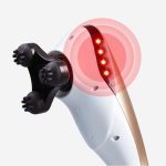 3-SOGA 2X 6 Heads Portable Handheld Massager Soothing Stimulate Blood Flow Shoulder Gold