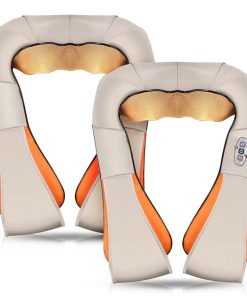 1-SOGA 2X Electric Kneading Neck Shoulder Arm Body Massager With Heat Health Care