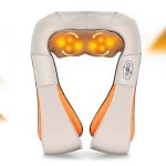 7-SOGA 2X Electric Kneading Neck Shoulder Arm Body Massager With Heat Health Care