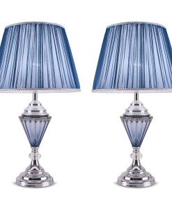 1-SOGA 2X LED Elegant Table Lamp with Warm Shade Desk Lamp
