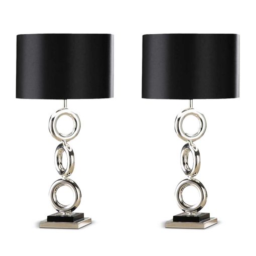 1-SOGA 2X Simple Industrial Style Table Lamp Metal Base Desk Lamp