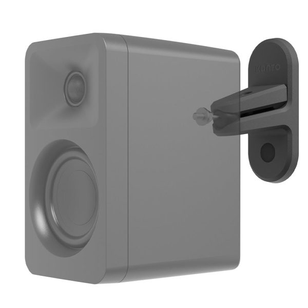 Kanto SPW3 Universal Satellite Speaker Wall Mount Bracket - White, Pair