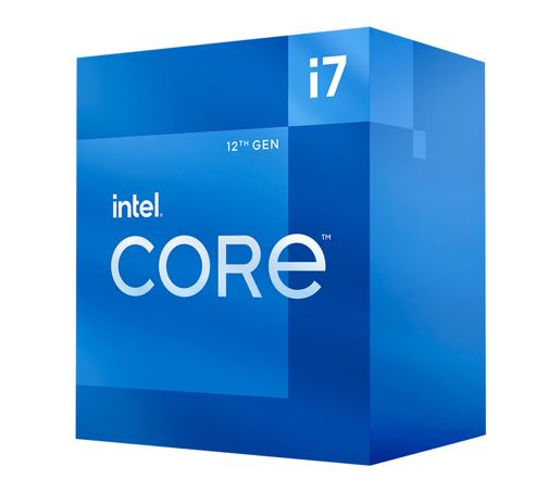 Intel i7 12700 CPU 3.6GHz (4.9GHz Turbo) 12th Gen LGA1700 12-Cores 20-Threads 25MB 65W UHD Graphic 770 Unlocked Retail Box Alder Lake with fan CPU