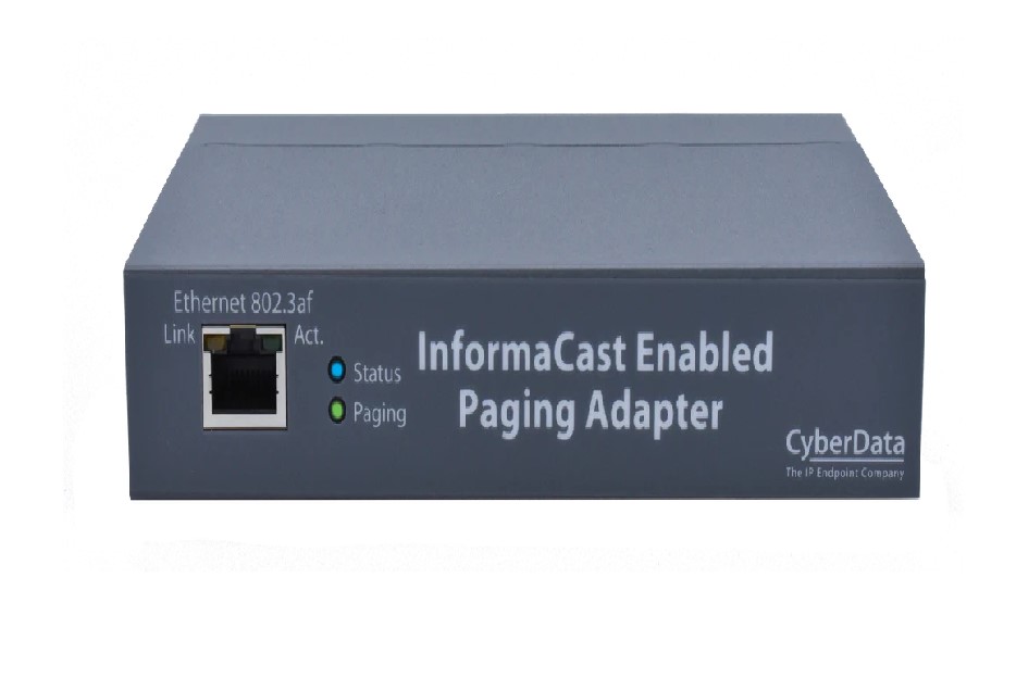 Cyberdata 011280 InformaCast® Enabled Paging Adapter VOIP Phones