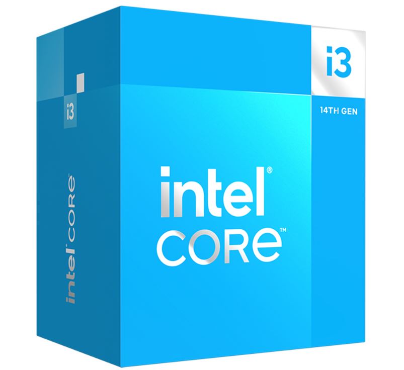 Intel i3 14100 CPU 3.5GHz (4.7GHz Turbo) 14th Gen LGA1700 4-Cores 8-Threads 17MB 60W UHD Graphics 730 Retail Raptor Lake with Fan CPU