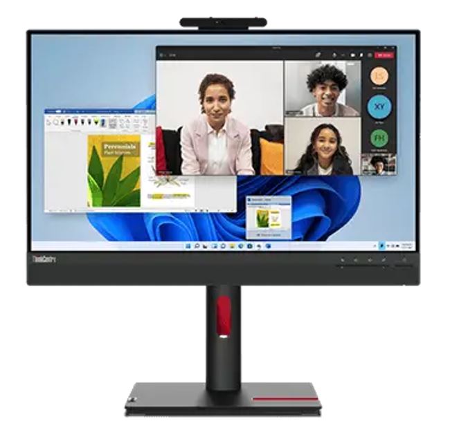 LENOVO ThinkCentre Tiny-in-One G5 23.8'/24' FHD 60Hz 1920x1080 16:9 4ms Height Adjust Tilt Swivel Pivot HDMI DP IPS USB3.2 Anti-glare Webcam Mic Monitors