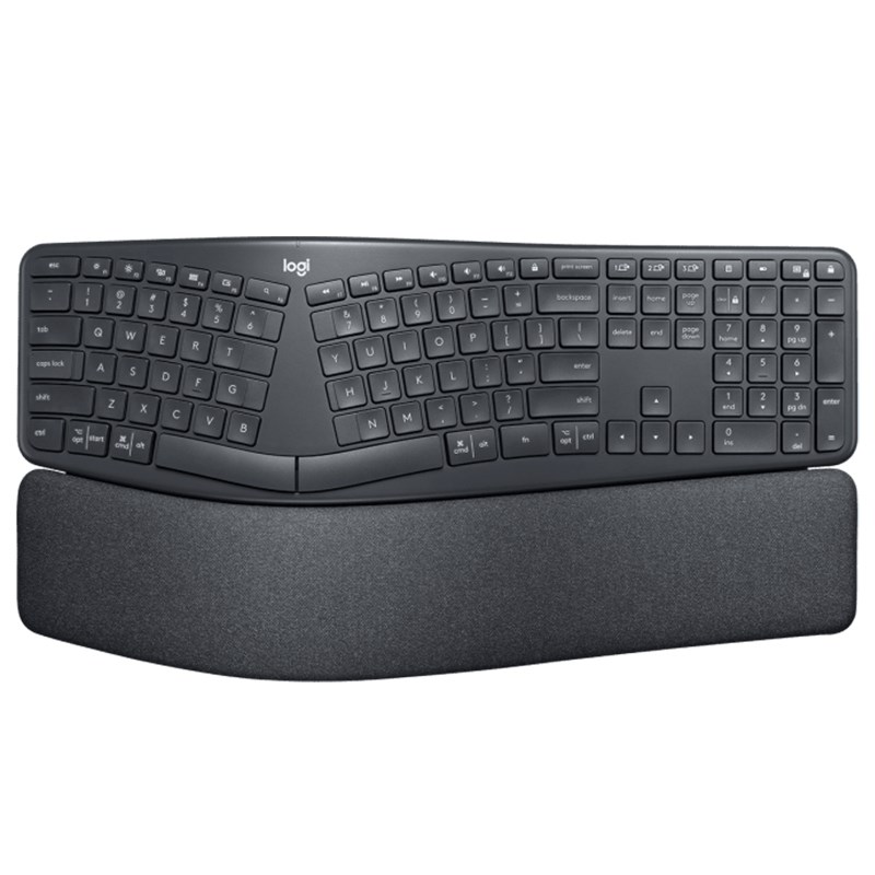 Logitech K860 ERGO Split Wireless Keyboard - Curved Ergonomic Split Keyboard Keyboards