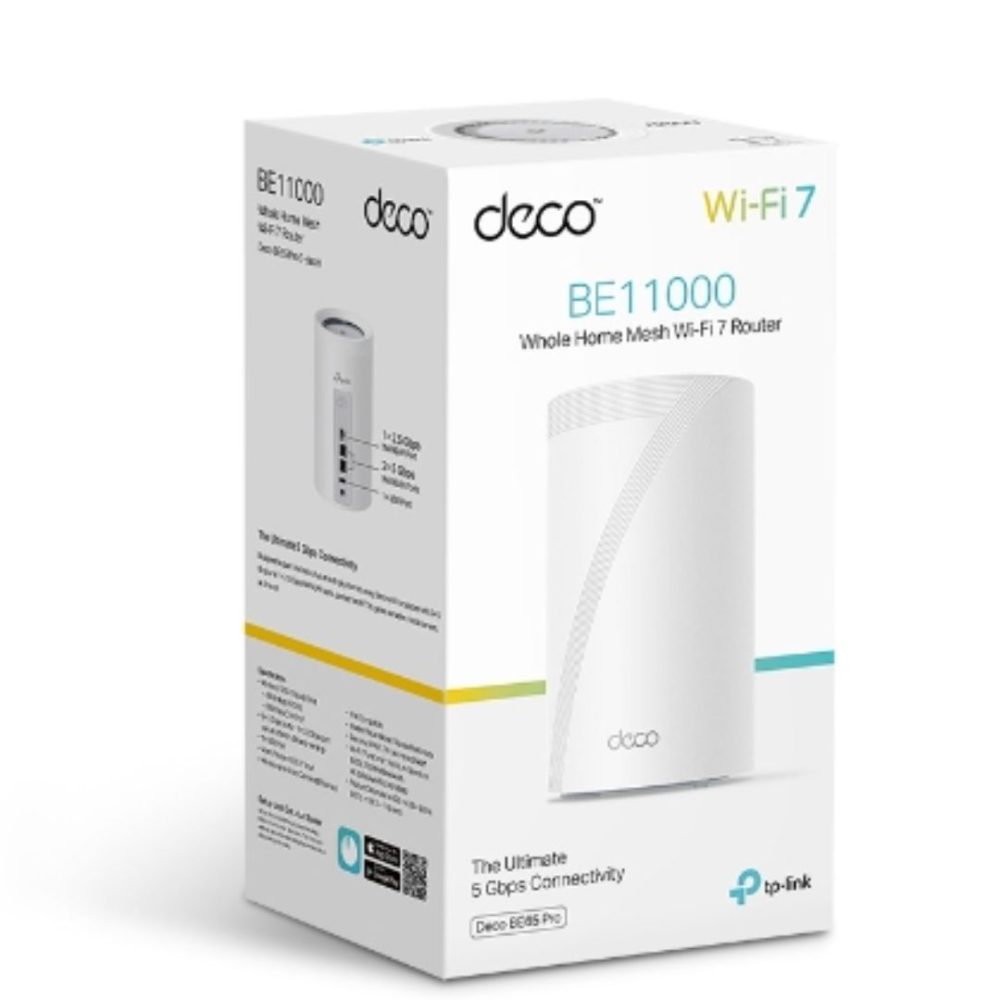 TP-Link Deco BE65 Pro(1-pack) BE11000 Whole Home Mesh WiFi 7 System Network - Consumer