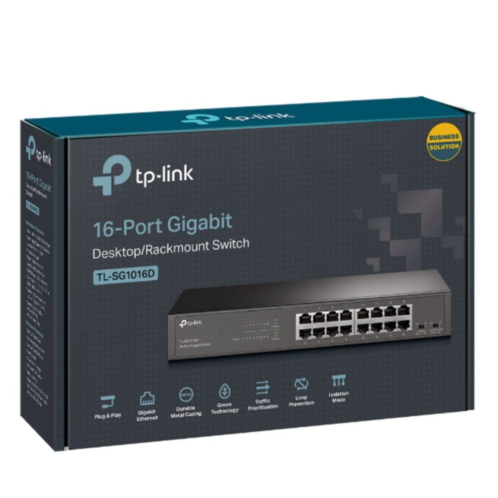 TP-Link TL-SG1016DE 16-Port Gigabit Easy Smart Switch Network Monitoring Network - Consumer