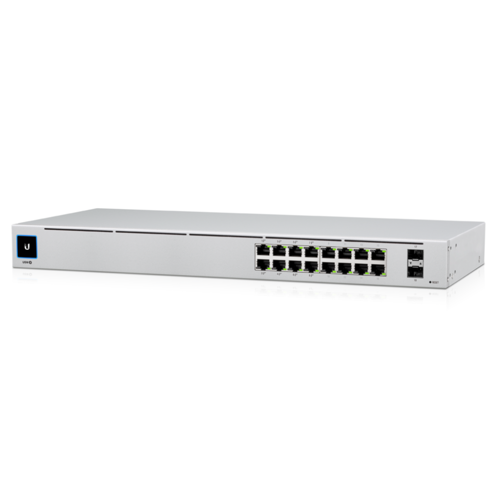 Ubiquiti UniFi 16-port Managed Gigabit Switch - 8x PoE+ Ports Network - UniFi