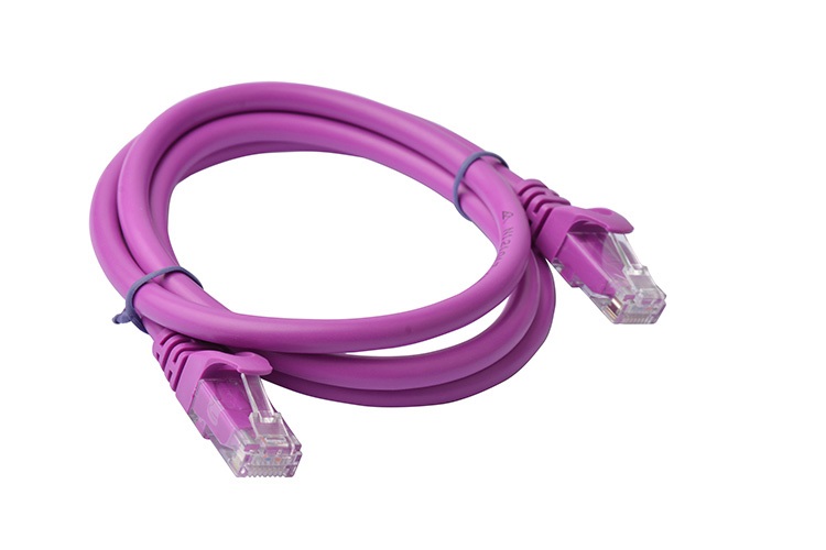 8Ware CAT6A Cable 1m - Purple Color RJ45 Ethernet Network LAN UTP Patch Cord Snagless Cables