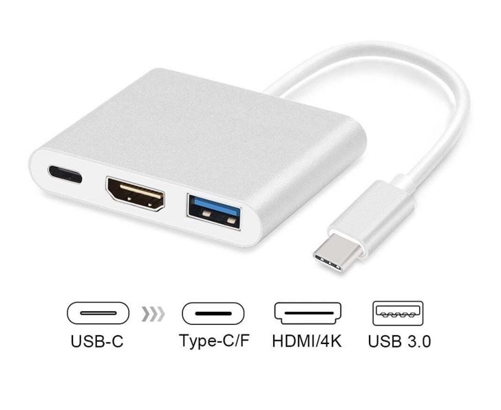 8Ware USB Type-C to HDMI Adapter Cable with Type-C Charging Port - Up to 60W Cables
