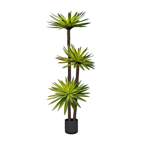 1-SOGA 180cm Yucca Tree Giant Palm Lily Living Room Artificial Plant Home Accent Decor