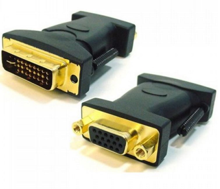 Astrotek DVI to VGA Adapter Converter 24+5 pins Male to 15 pins Female Gold Plated Cables