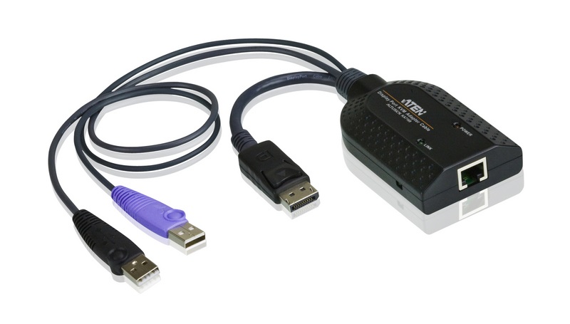 Aten KVM Cable Adapter with RJ45 to DisplayPort & USB to suit KH KVM Switch & Video