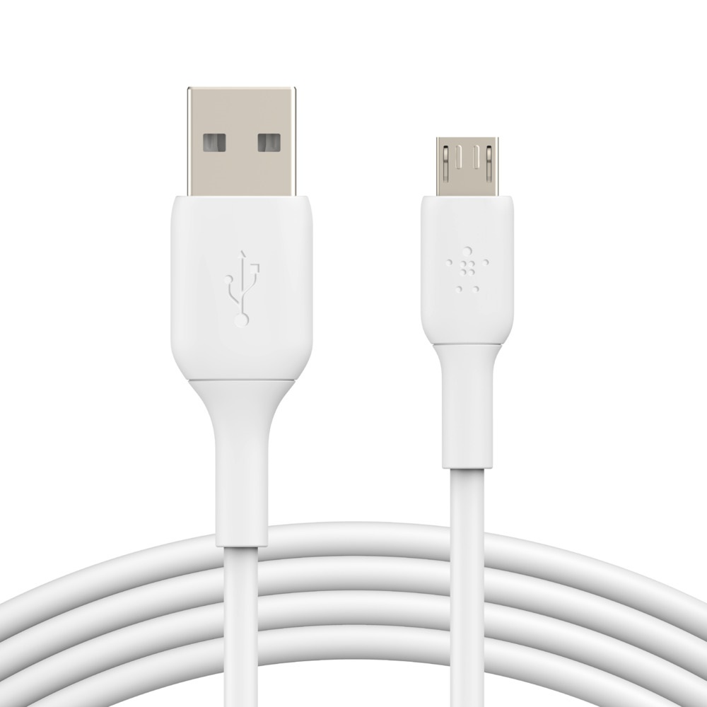 Belkin BoostCharge Micro-USB to USB-A Cable (1M) - White (CAB005bt1MWH) Cables